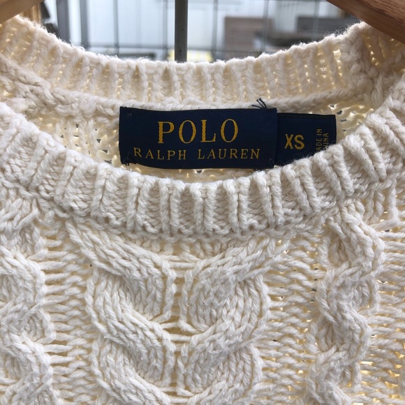 Ralph Lauren cream sweater - Picture 2 of 4